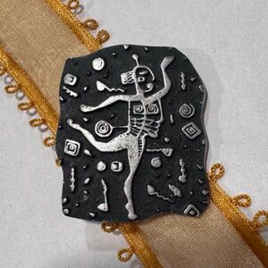 Alice Seely Pin Menopause Chaos Woman Dancing Brooch